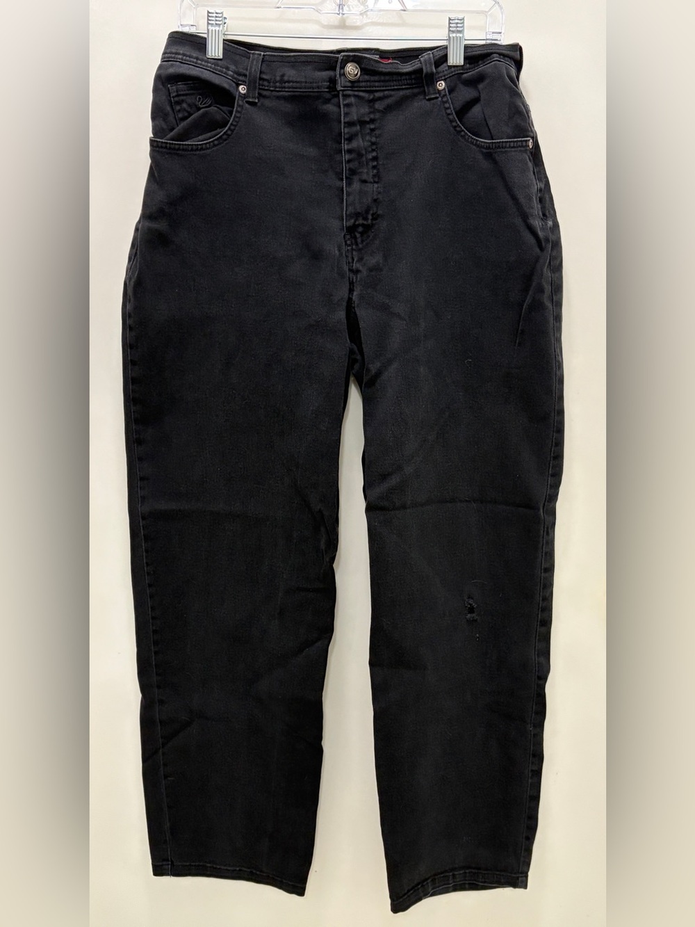 Gloria Vanderbilt Black Straight Leg Jeans